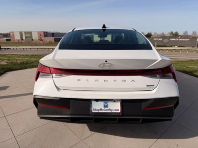 2025 Hyundai Elantra Hybrid Blue