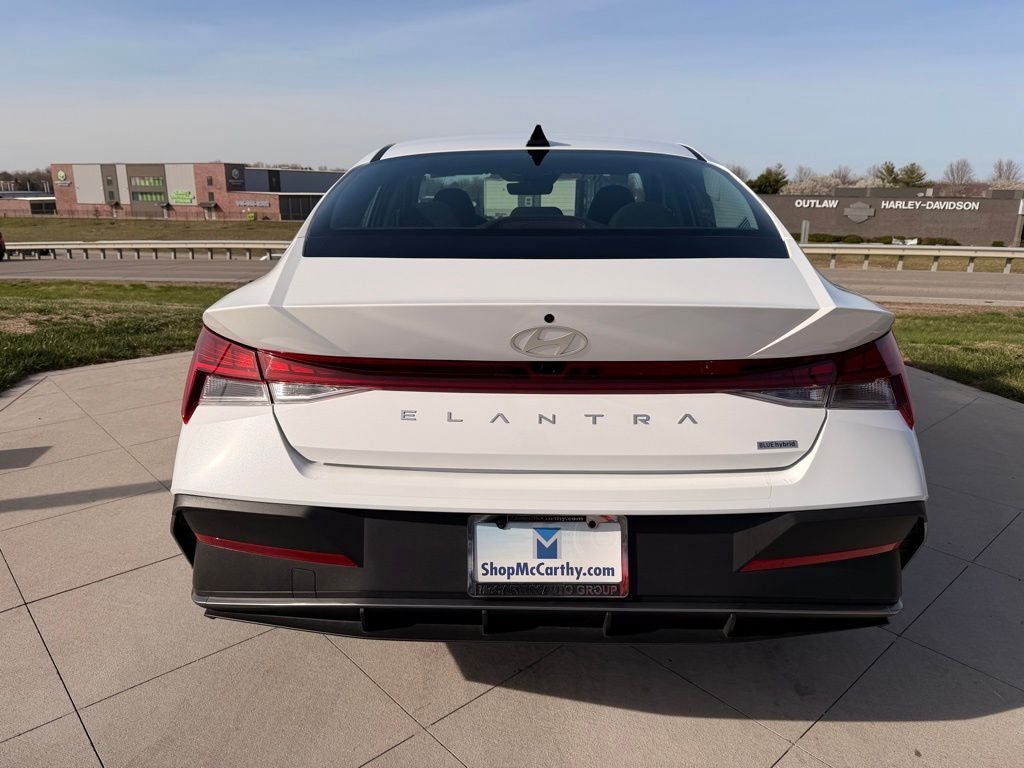 2025 Hyundai Elantra Hybrid Blue