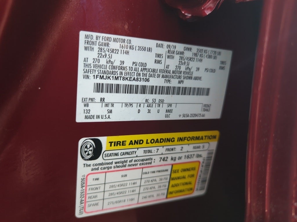 2019 Ford Expedition Max Platinum