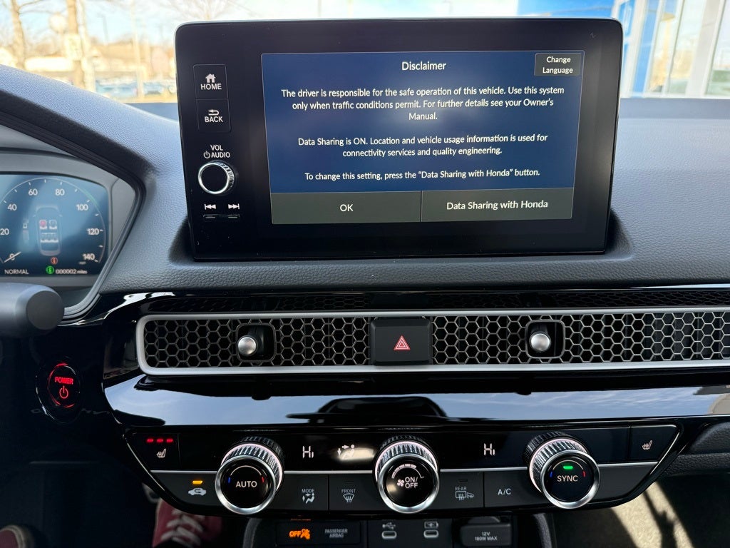 2026 Honda Civic Sedan 2WD Sport Touring Hybrid