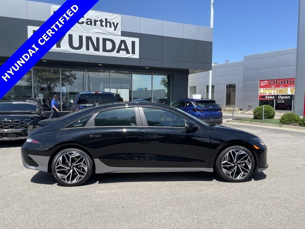 Certified 2023 Hyundai IONIQ 6 SEL with VIN KMHM34AA0PA040277 for sale in Overland Park, KS