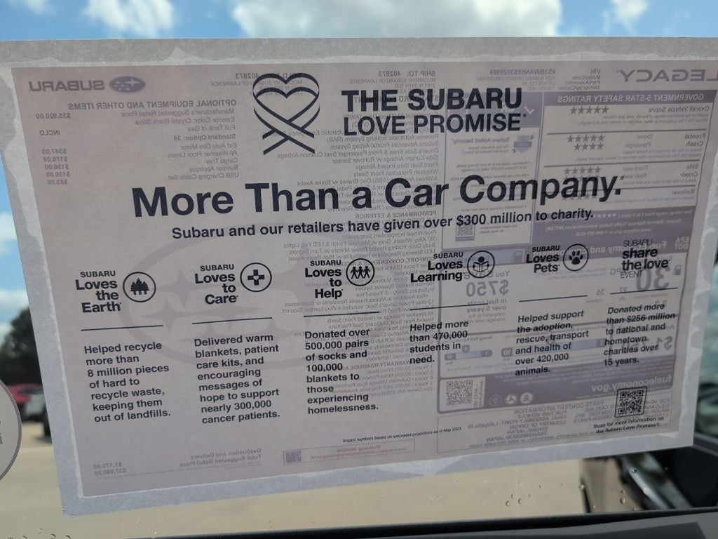 2025 Subaru Legacy Limited