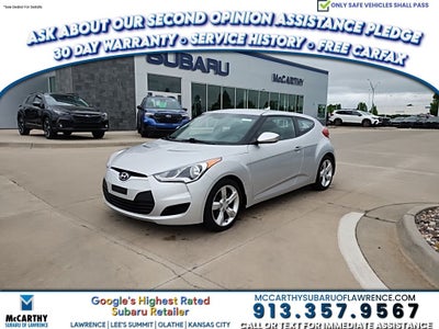 2012 Hyundai Veloster Base w/Black