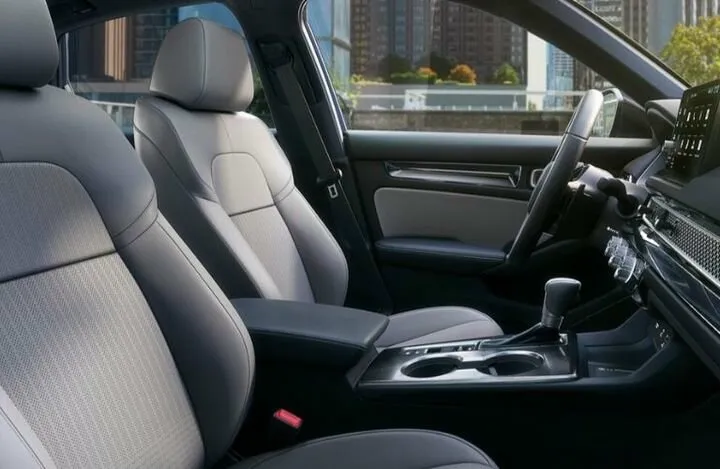2026 Civic Sedan front interior seats