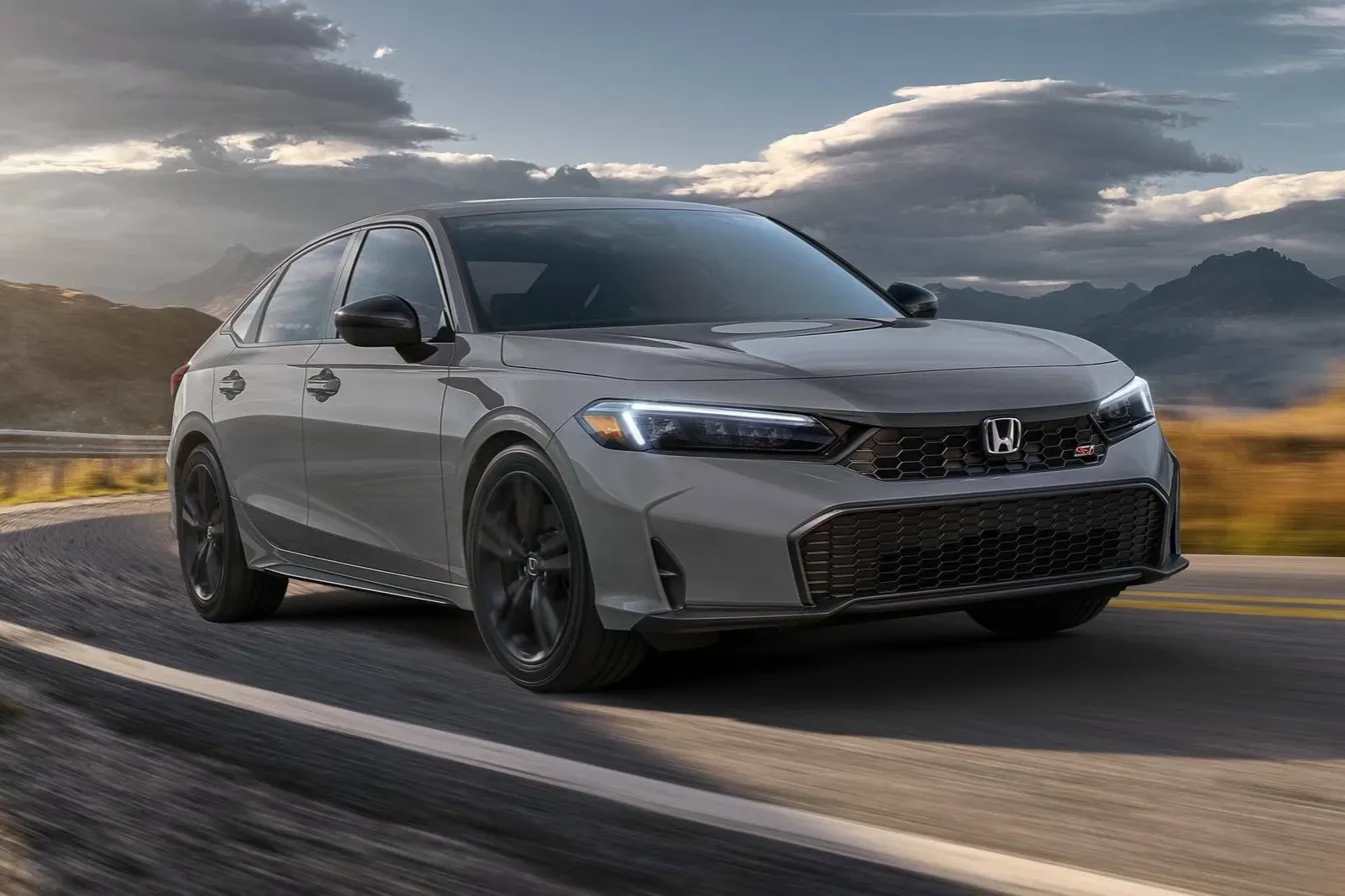 2026 Honda Civic Sedan Sport on mountain road