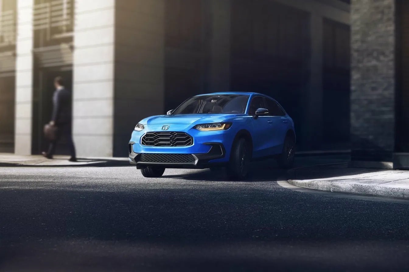 2026 Honda HR-V Sport in Boost Blue Metallic city