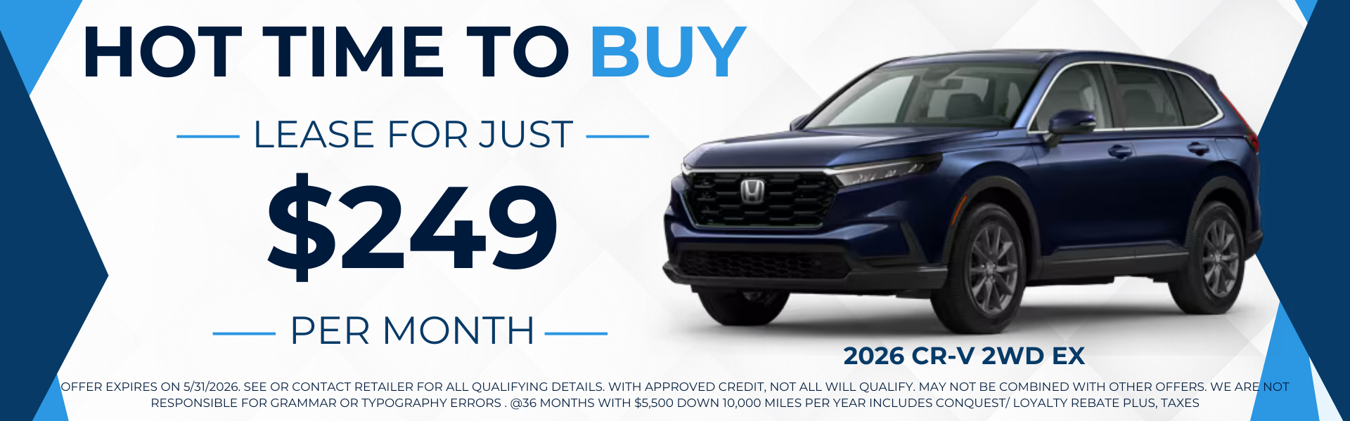 New Honda CRV for sale Near Kansas City, Missouri