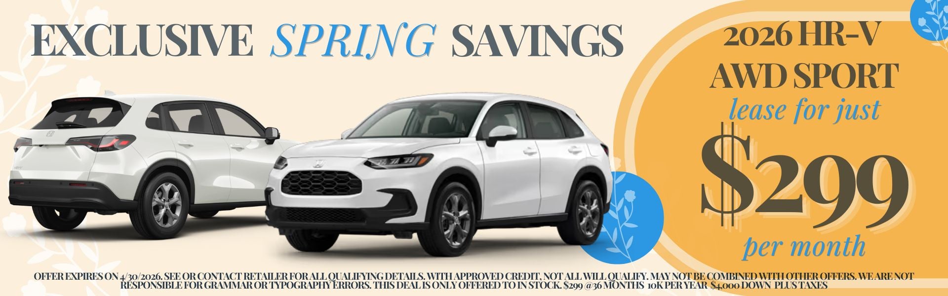 2026 HR-V AWD Sport 